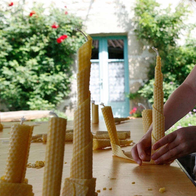 La fabrication des bougies