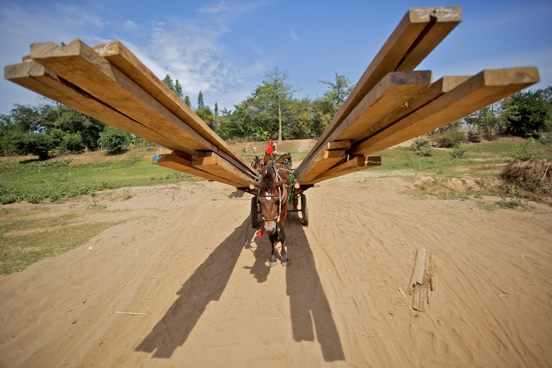 Transporteur à la peine