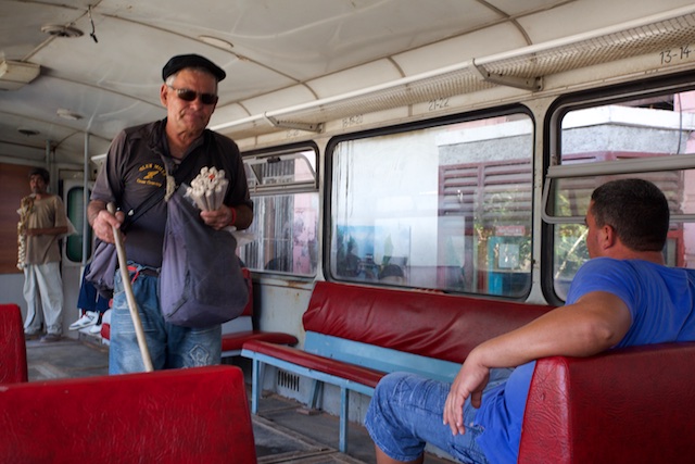 Le vendeur du train